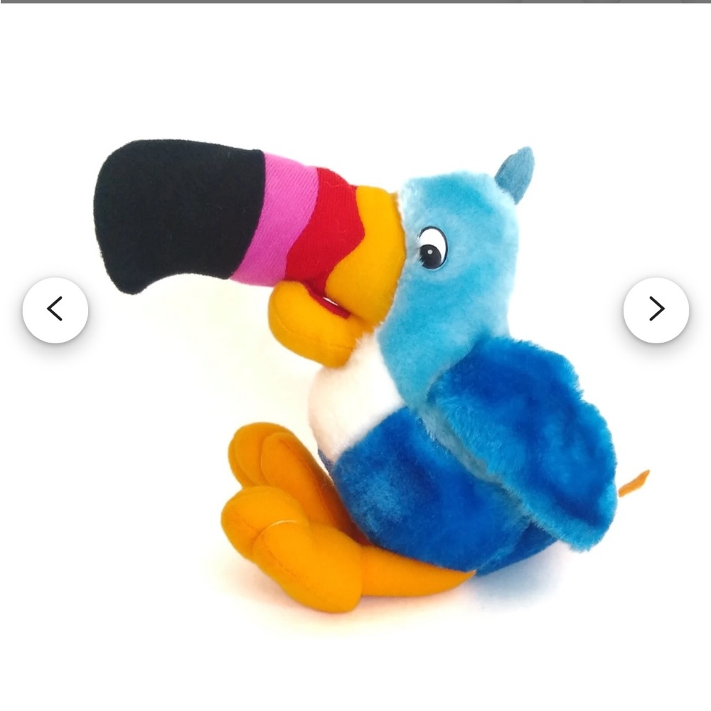 Kelloggs Froot Loops Cereal Company Toucan Sam Plush Mascot Bird stuff animal
